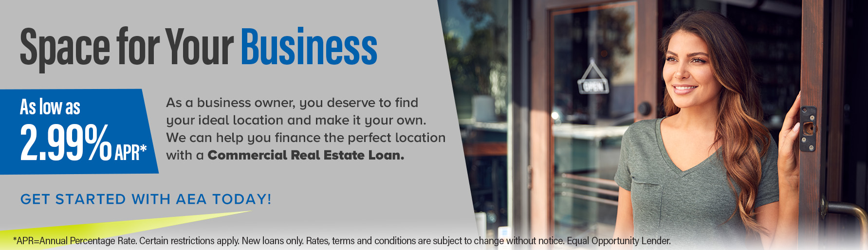 Commercial real estate loans advertisement
